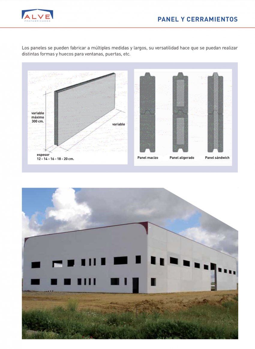 Panel Prefabricado de Hormigon