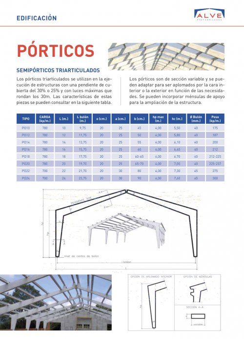 Pórtico Aplomado Interior